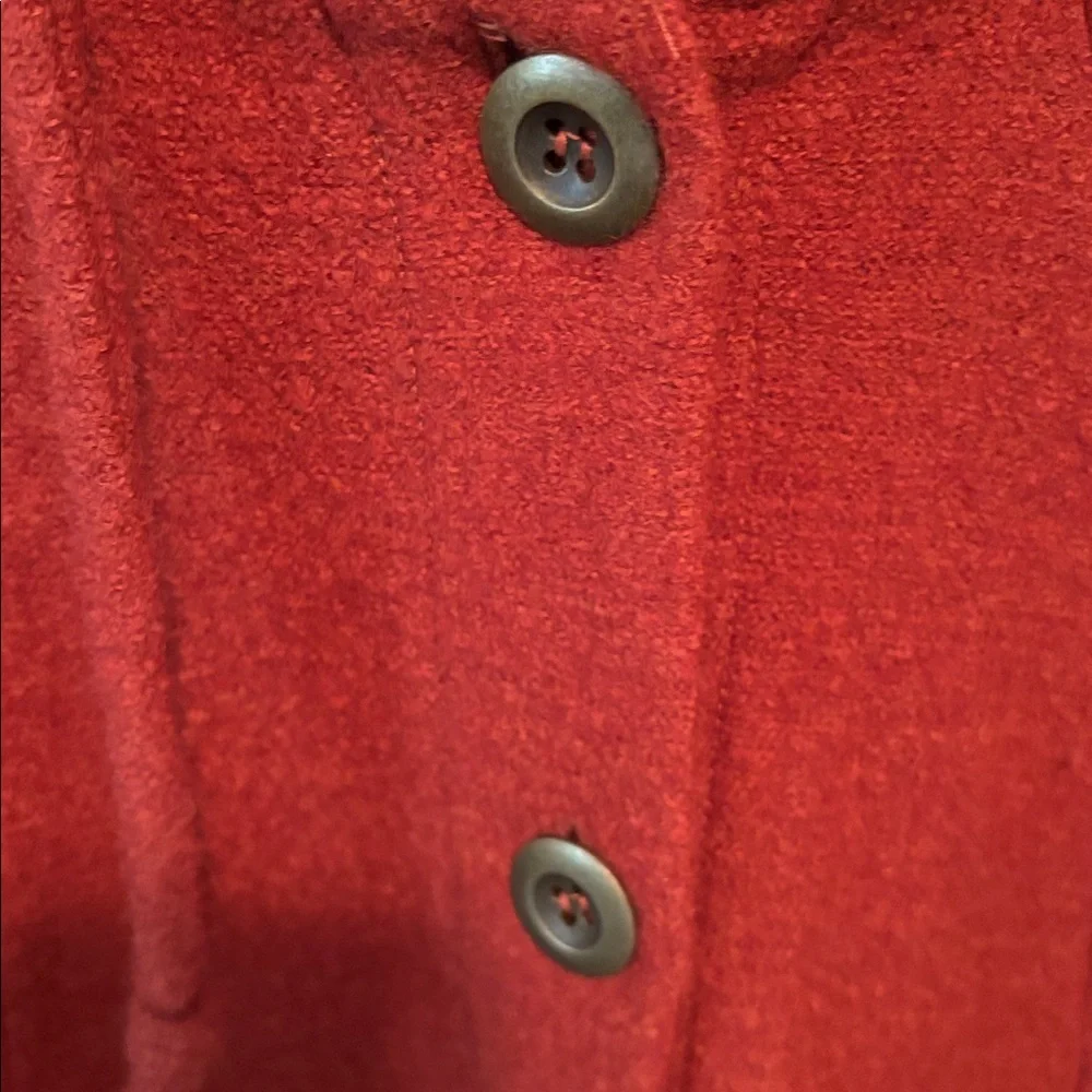 Fenn Wright Manson Rust Knit Jacket, Sz Med. 100% wool - Picture 10 of 10